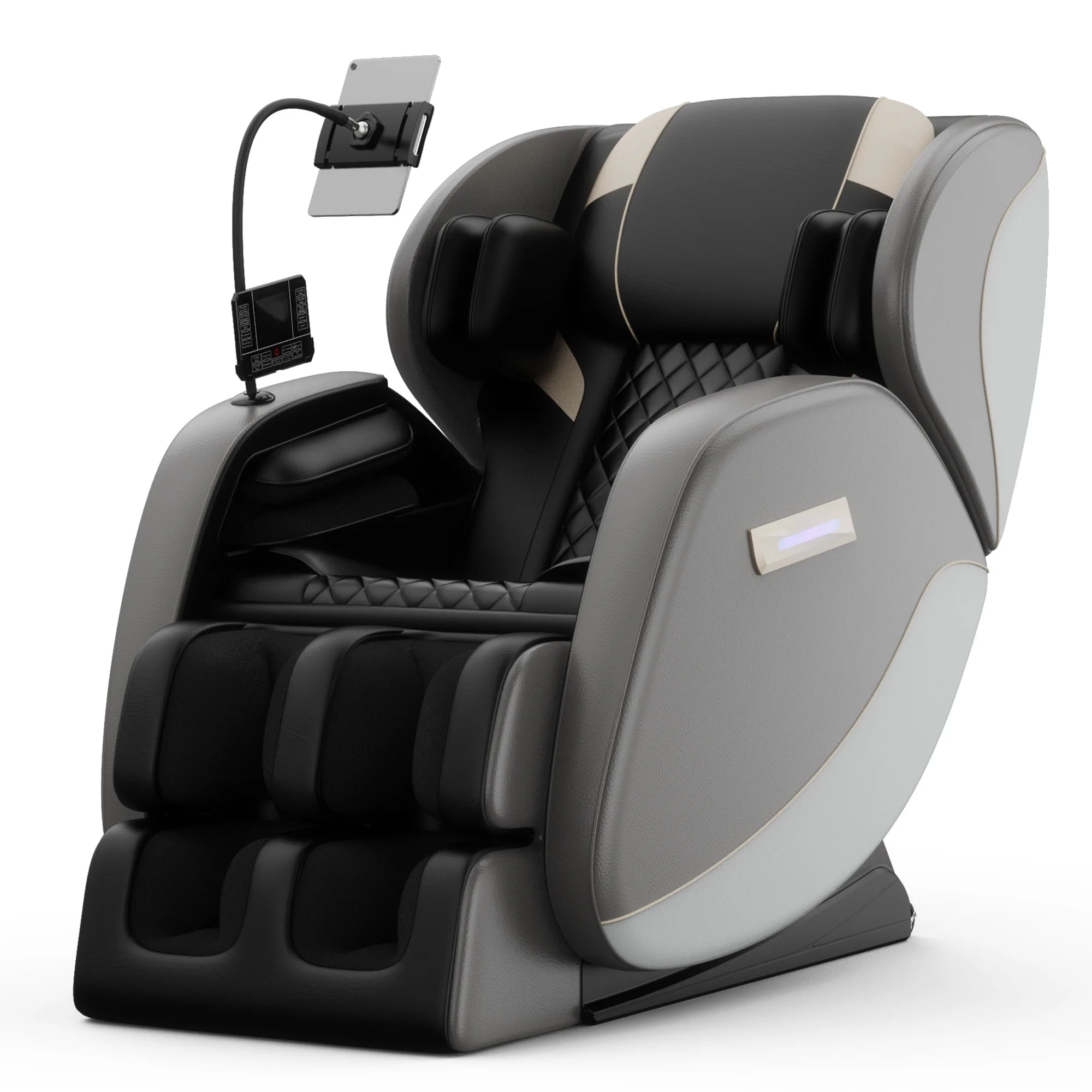 Zero Gravity Full Body Massage Chair with Heating, Airbags, Foot Roller & Touch Screen