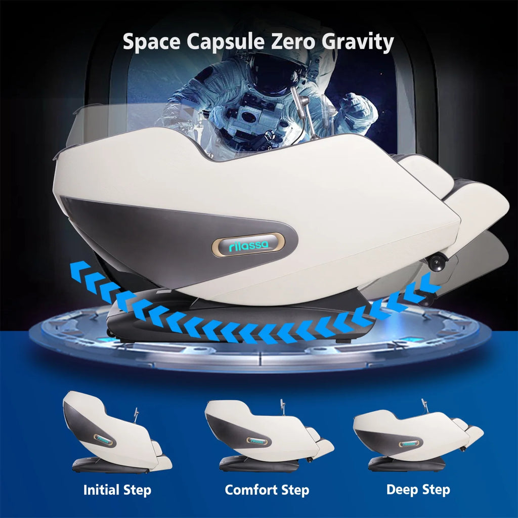 Full Body Shiatsu Scan and Recliner Chair with Yoga Stretch