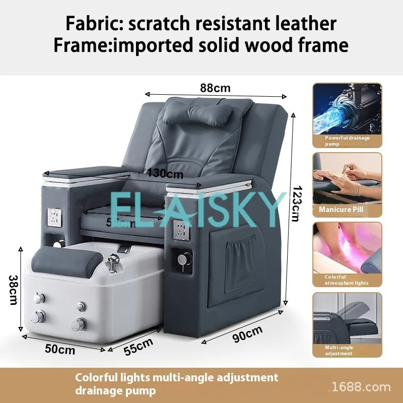 Luxury Pedicure Sofa Massage Reclining Chair