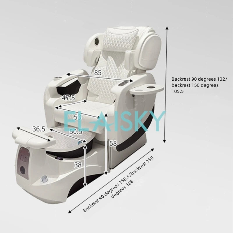ELAISKY Foot Massage and Washing Electric Foot Bath