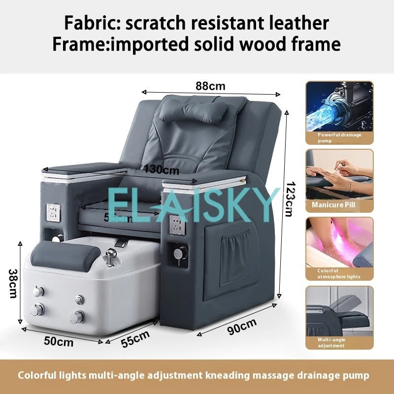 Luxury Pedicure Sofa Massage Reclining Chair