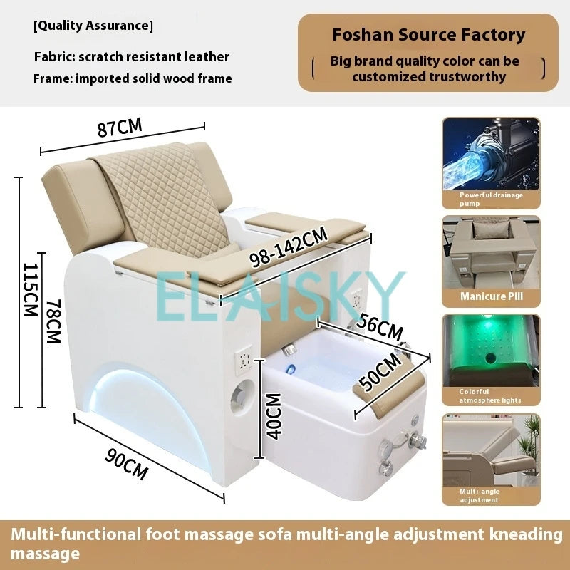 Luxury Pedicure Sofa Massage Reclining Chair