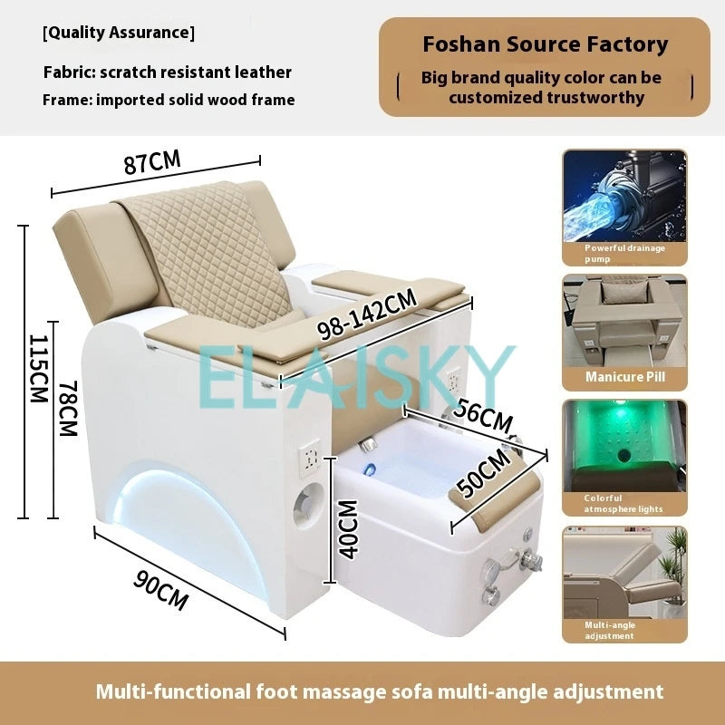 Luxury Pedicure Sofa Massage Reclining Chair