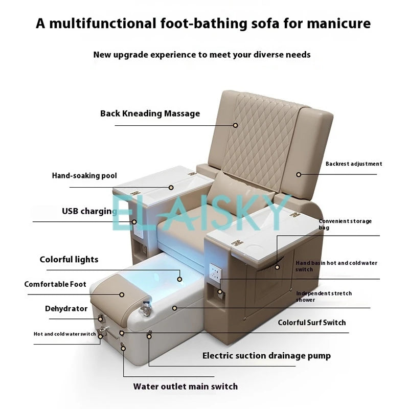 Luxury Pedicure Sofa Massage Reclining Chair